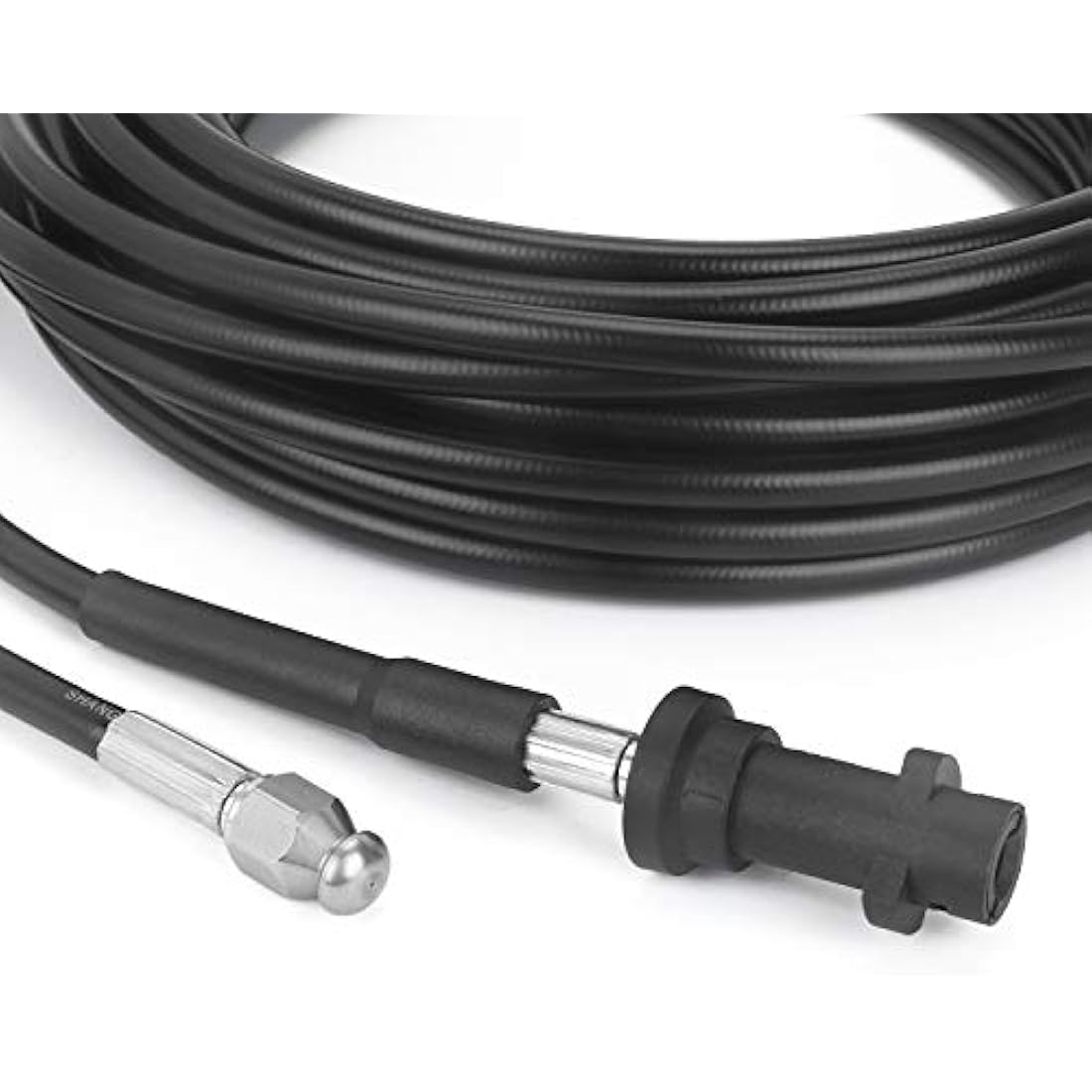 STYDDI Pressure Washer Drain Pipe Hose Cleaning Kit for Karcher K2-K7 Series and LAVOR Pressure Washer, with Jet Nozzle and Rotating Jet Nozzle, 30 M, 180 Bar