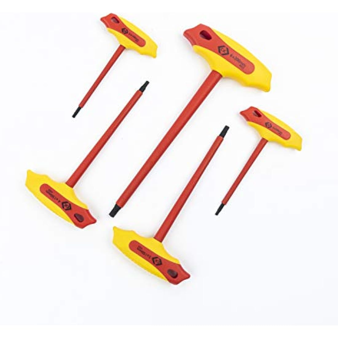 C.K T4422 Insulated T-Handle Hex Key Set, 5-pcs