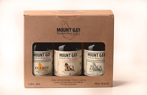 Mount Gay Barbados Golden Rum 3 x 20 cl Discovery Pack Gift Set