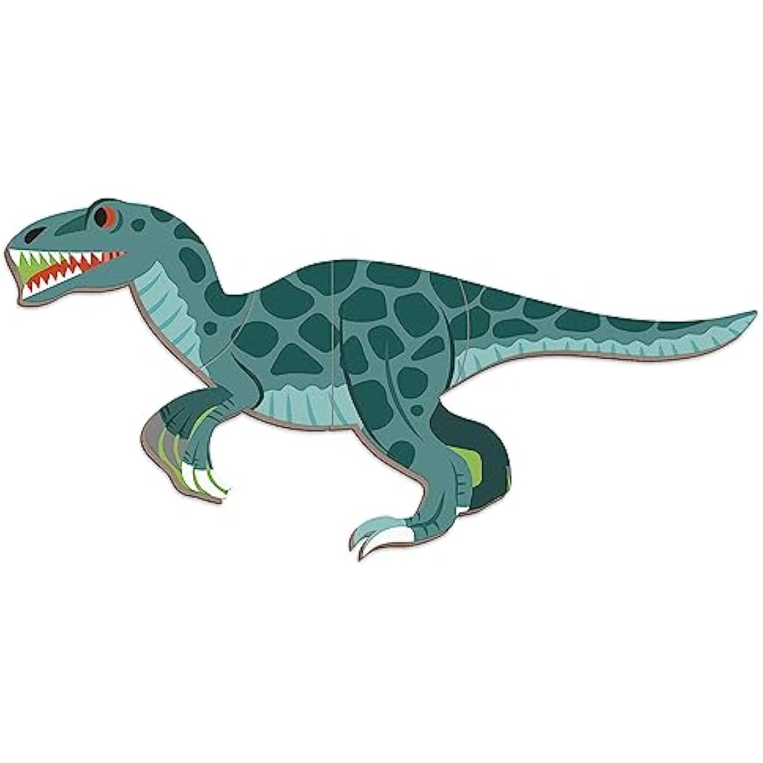 Janod - Magneti'Book Dinosaurs - 50-part educational magnetic game Teaches fine motor skills and imagination - FSC Certified - Suitable for ages 3 and up - J02590, Yellow(gelb)