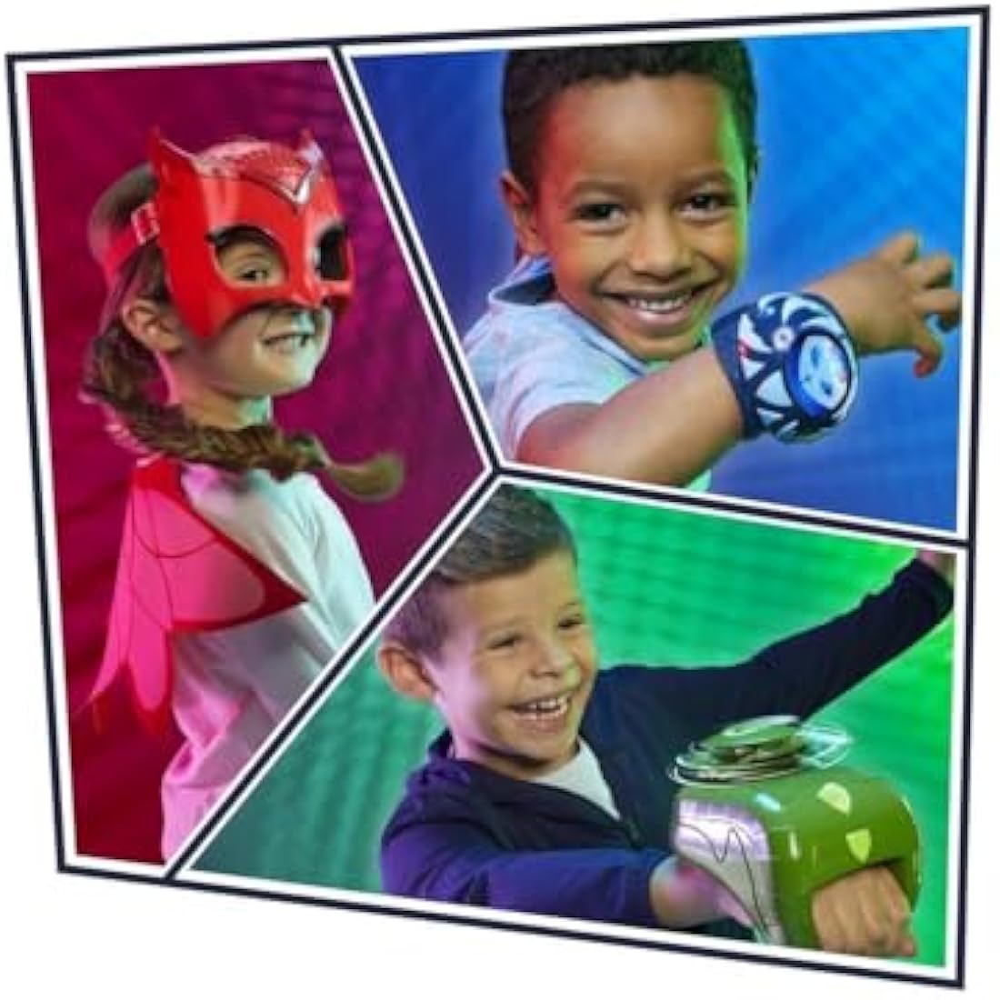 PJ Masks Gekko Hero Gauntlet Preschool Toy, Gekko Costume and Dress-Up Toy with Spinning Gekko Shield for Kids Ages 3 and Up