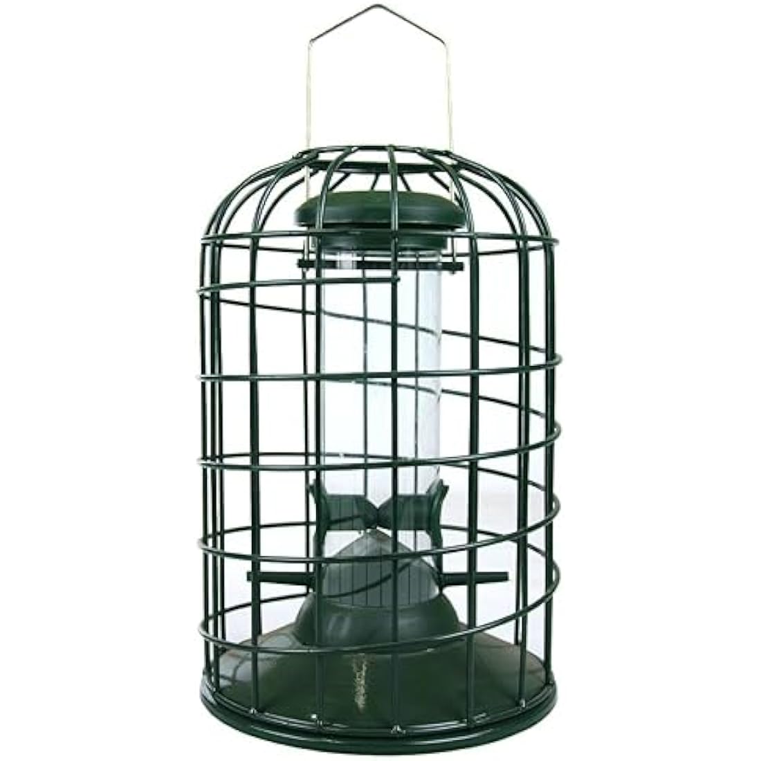 RSPB - Bird Seed Feeder, Hanging Bird Feeder, Easy to Clean, Caged and Squirrel Proof, Suitable for Year-Round Feeding, Quick Assembly, Durable