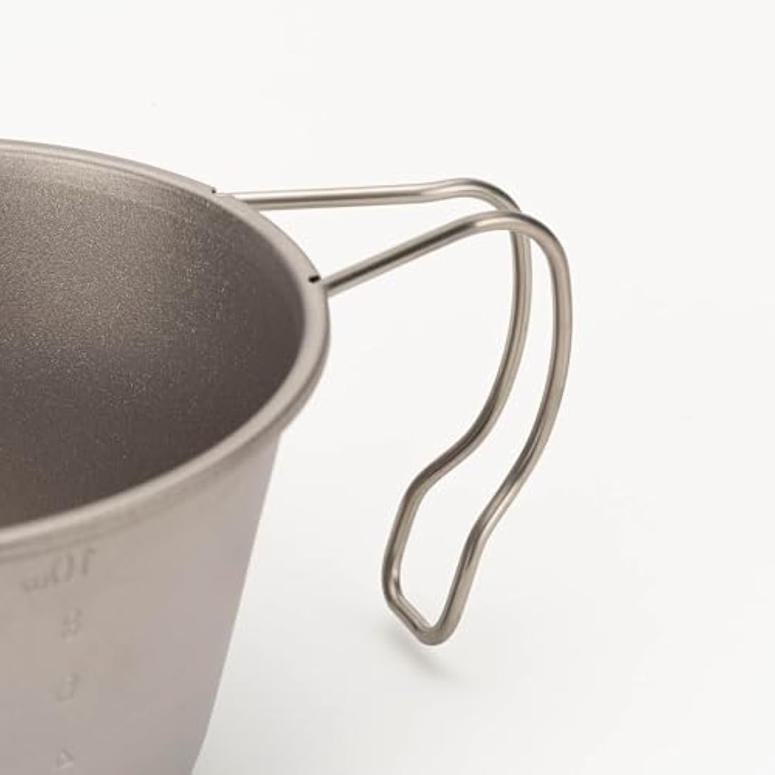 Snow Peak Titanium Backpackers Cup, Silver, 322ml, Ultralight Japanese Made Stackable Cup for Eating, Drinking, Cooking and Measuring for Camping & Outdoors