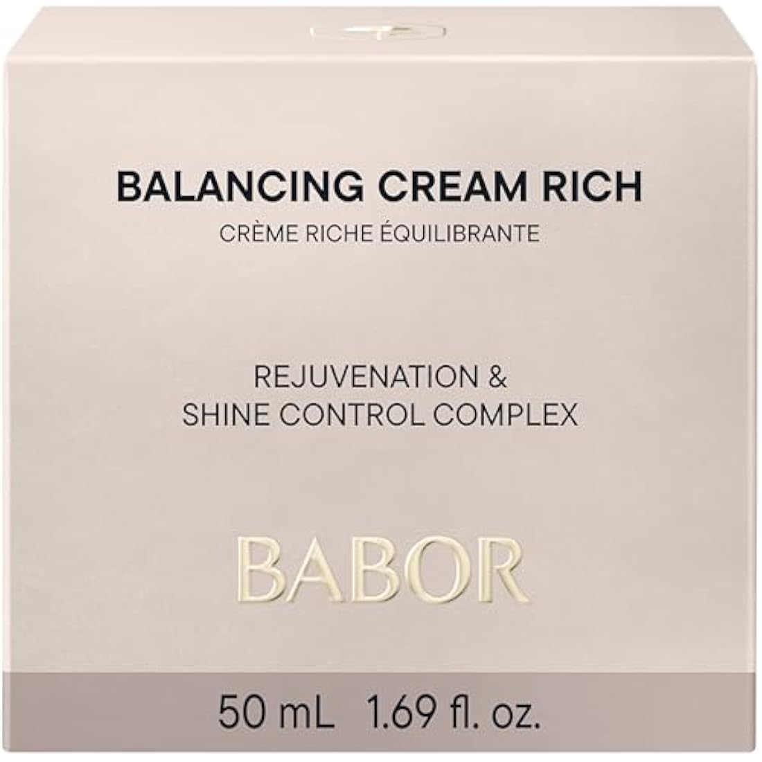 BABOR Skinovage Balancing Cream Rich, Supple Face Care Cream for Combination Skin, Mattifies and Moisturises the Skin, 50 ml