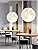 KRUIHAN 3D Print Led Moon Lamp Hang Ceiling Lamp Moon Light Night Light for Kids Room Restaurant Bed Room Living Room 20CM
