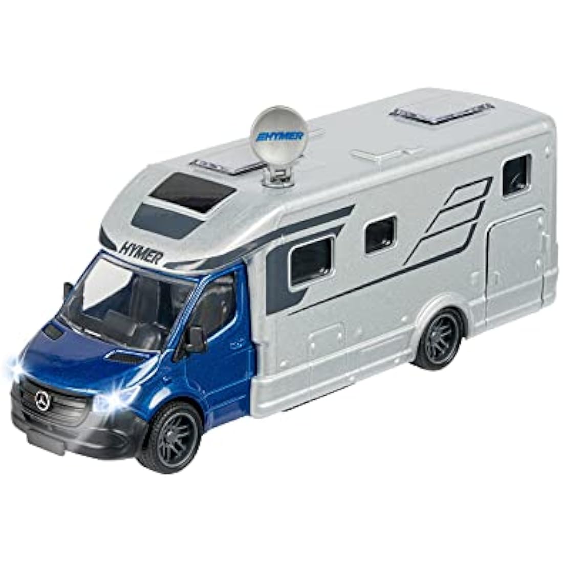 Majorette Grand Series City Hymer B-Class 780T Camper Die-Cast Toy - Larger 1:43 Scale Model - Batteries Included