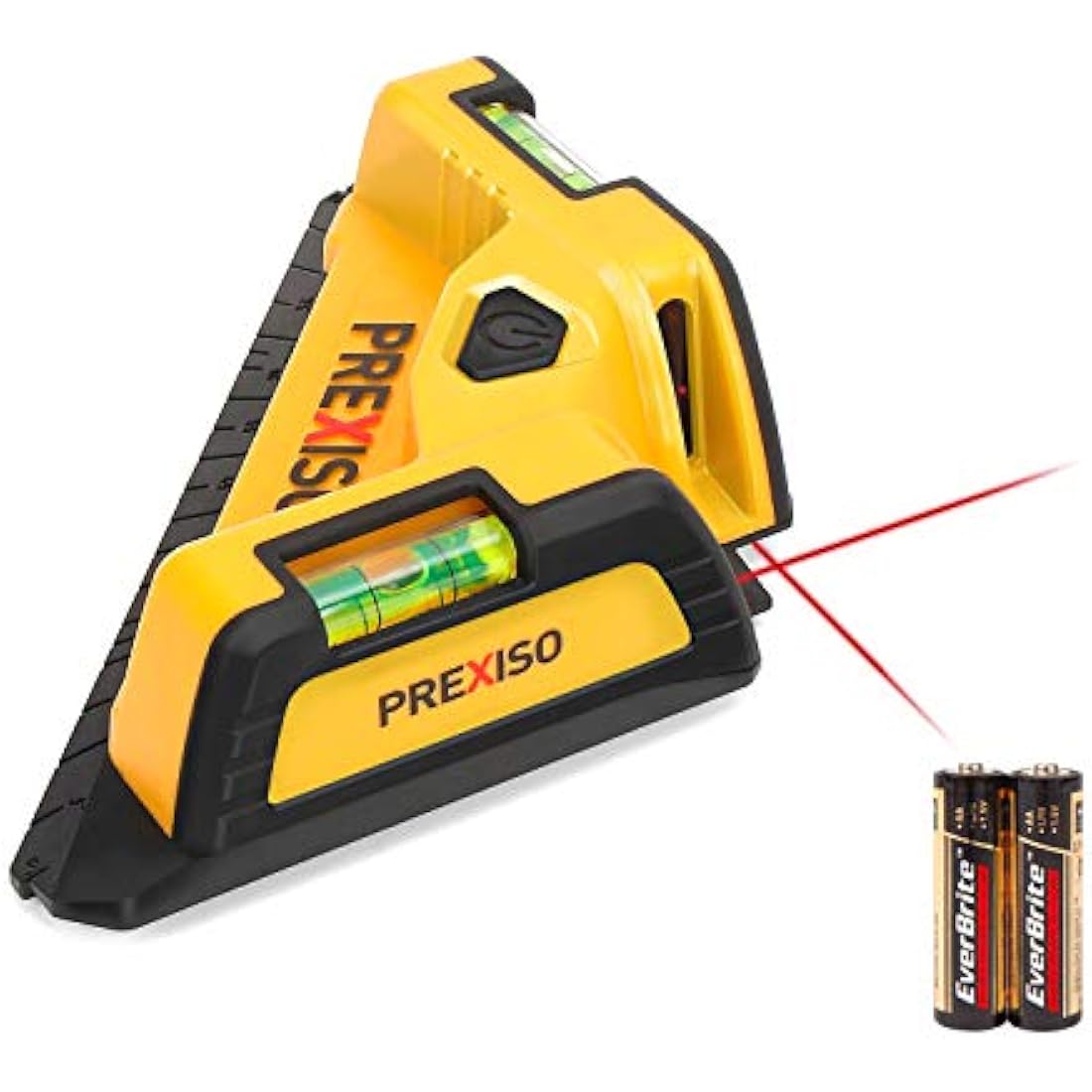 PREXISO Laser Level Floor Tiling, 10M(30FT) Level and Square Lasers, Angle Lasers with Spirit Levels, Battery Included