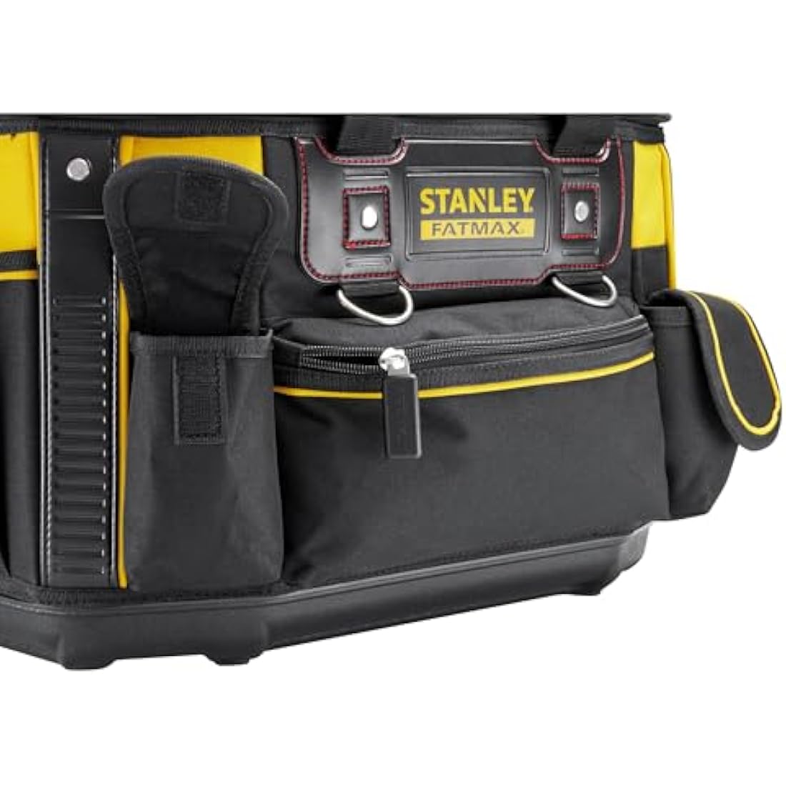 STANLEY FATMAX Round Top Rigid Tool Bag, 18", Quick Tool Access with Wide Opening Zip Design, Multiple Internal and External Pockets, Carry Handle and Shoulder Strap, 20kg Load Capacity, FMST1-70749