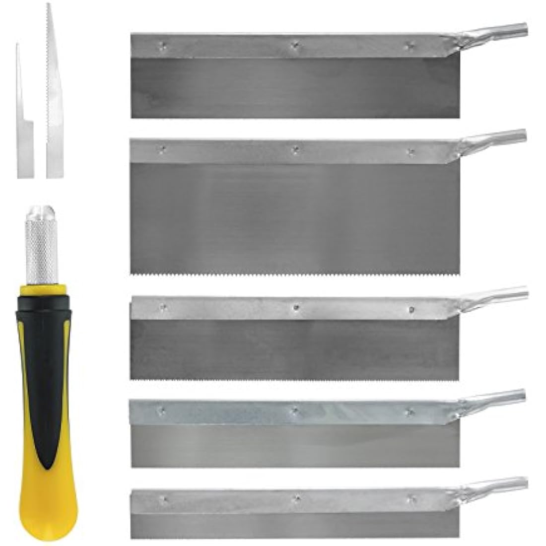 Modelcraft PKN1300 Saw Set for Modelling and Craft (8 Piece Set), Yellow