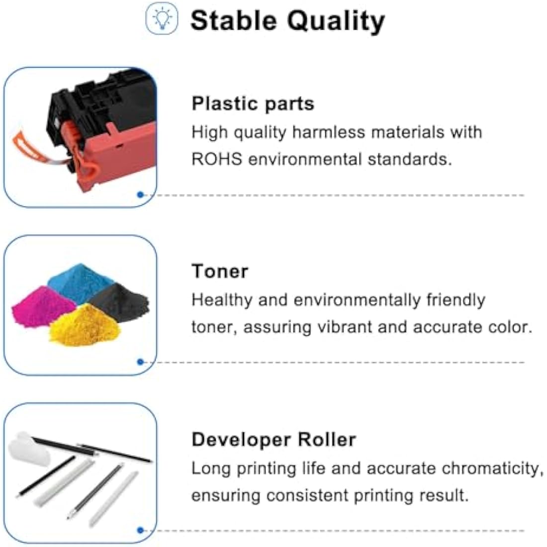 Toner Bank Compatible Toner Cartridge Replacement for HP 203A CF540A 203X CF540X Color LaserJet Pro MFP M281fdw M254dw M280nw M254nw M281cdw M254dn M281fdn M281 (Black,Cyan,Yellow,Magenta, 4-Pack)