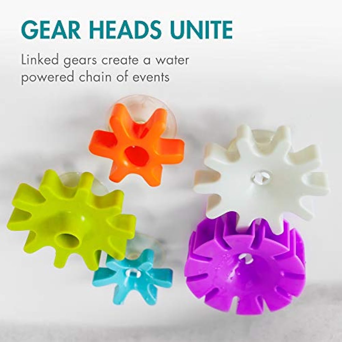 Boon Pipes Cogs Tubes Baby Bath Toy Bundle Bath Accessories for Babies and Toddlers Multicoloured Toddler Bath Toys for Boys and Girls Suitable for 1, 2, 3 & 4 Year Olds, Multi-Colour