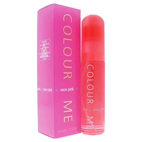 Milton Lloyd Colour Me Neon Pink Eau de Parfum 50ml Spray Women's Fragrance