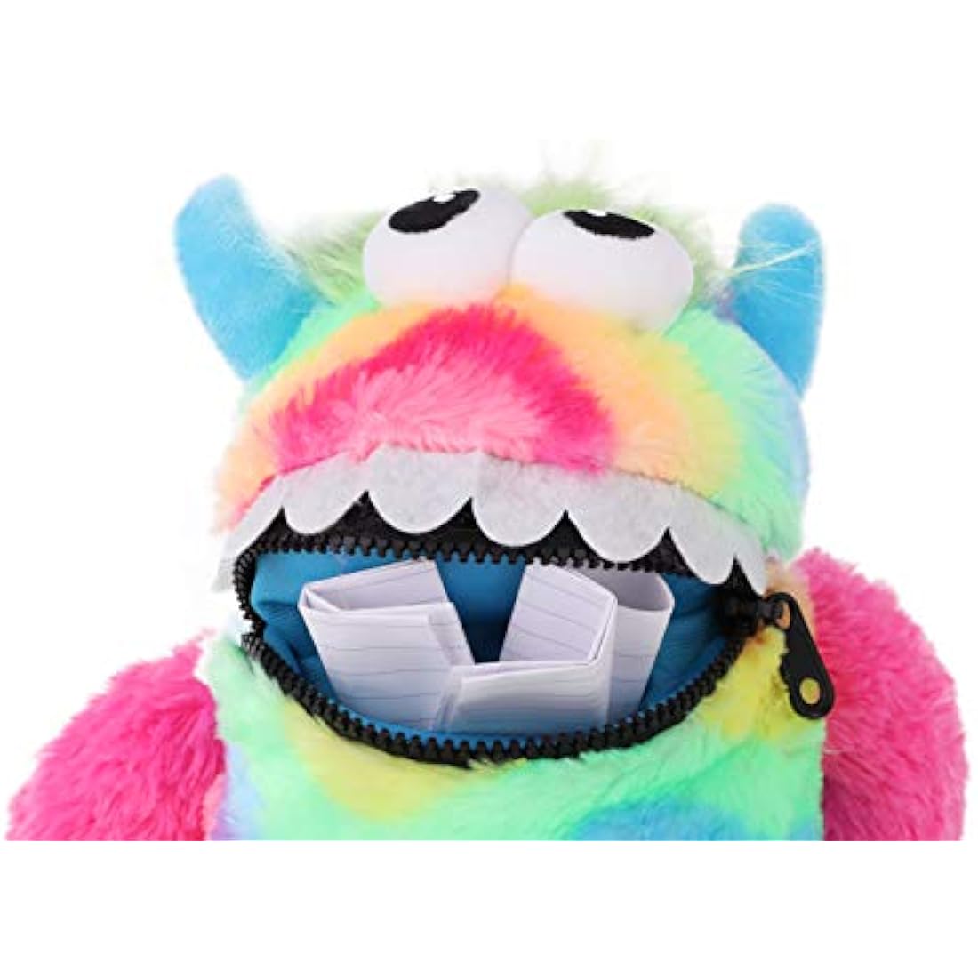 Toyland® 9" (23cm) Rainbow Colour Worry Monster Plush Soft Toy - Loves Eating Your Worries