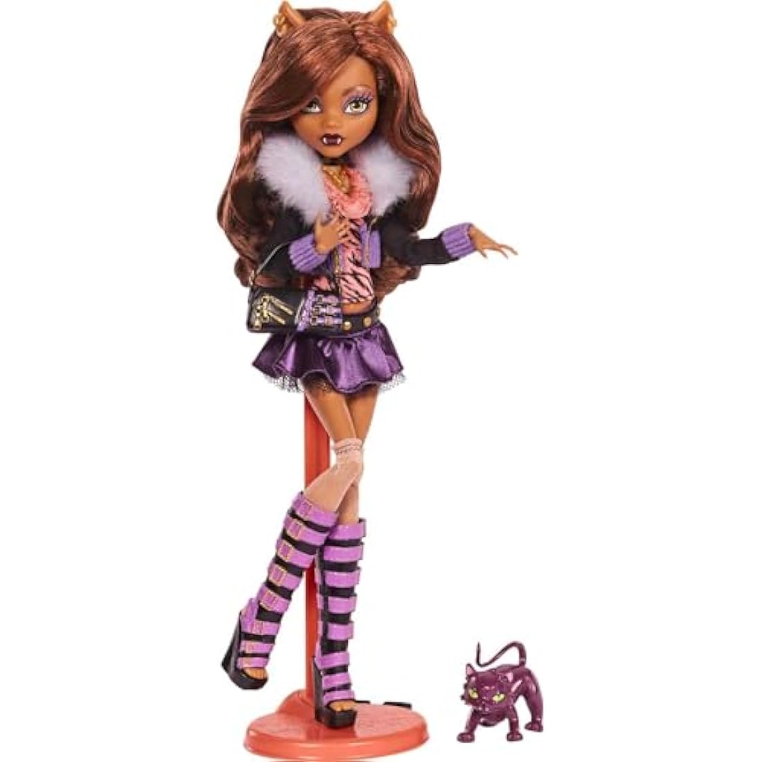 Monster High Clawdeen Wolf Boo-Riginal Creeproduction Doll with Stand & Accessories, Black (HGC30)