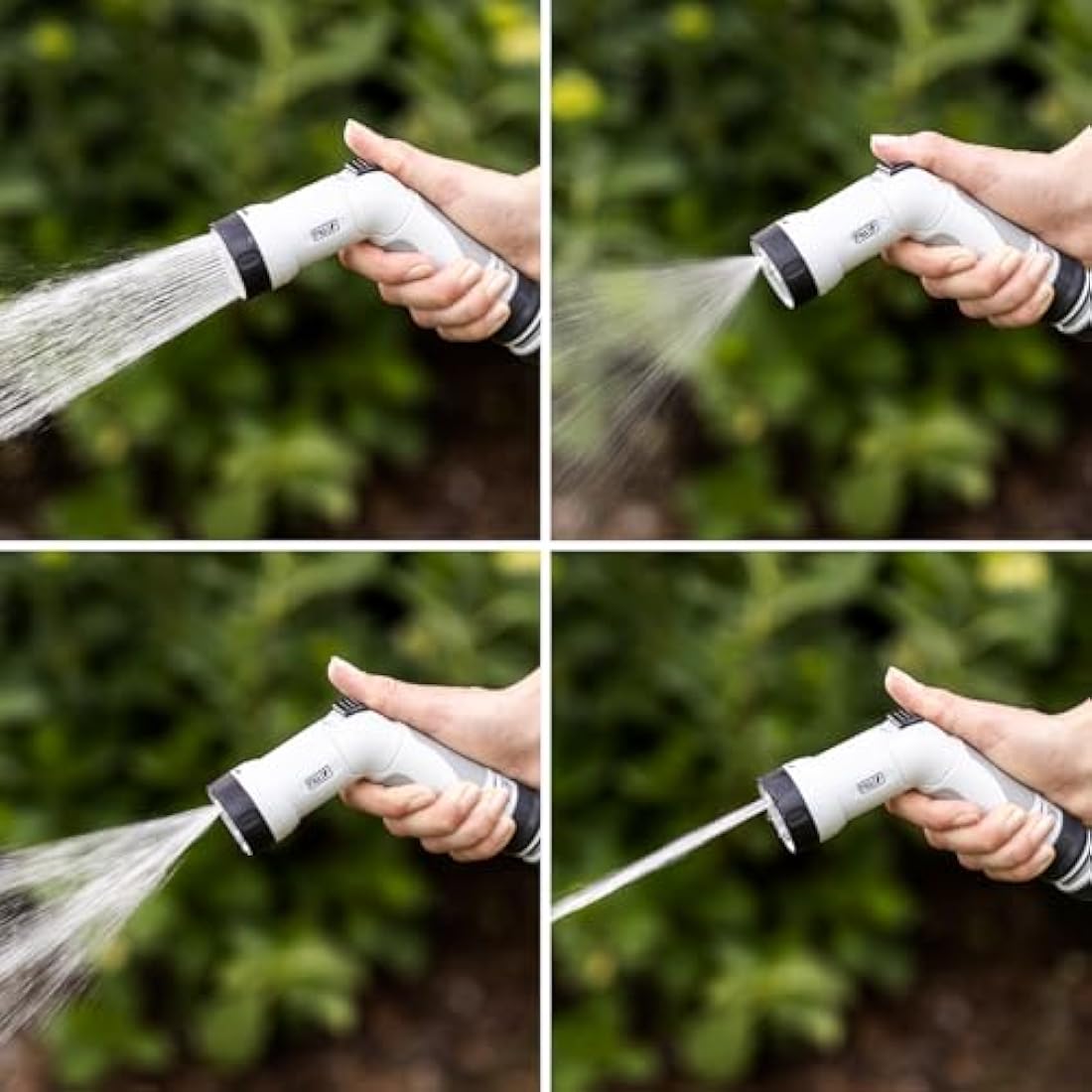 FITT YOYO 30 m, Extendable and Flexible Garden Water Hose Pipe with Multi-Function Spray Gun, Red