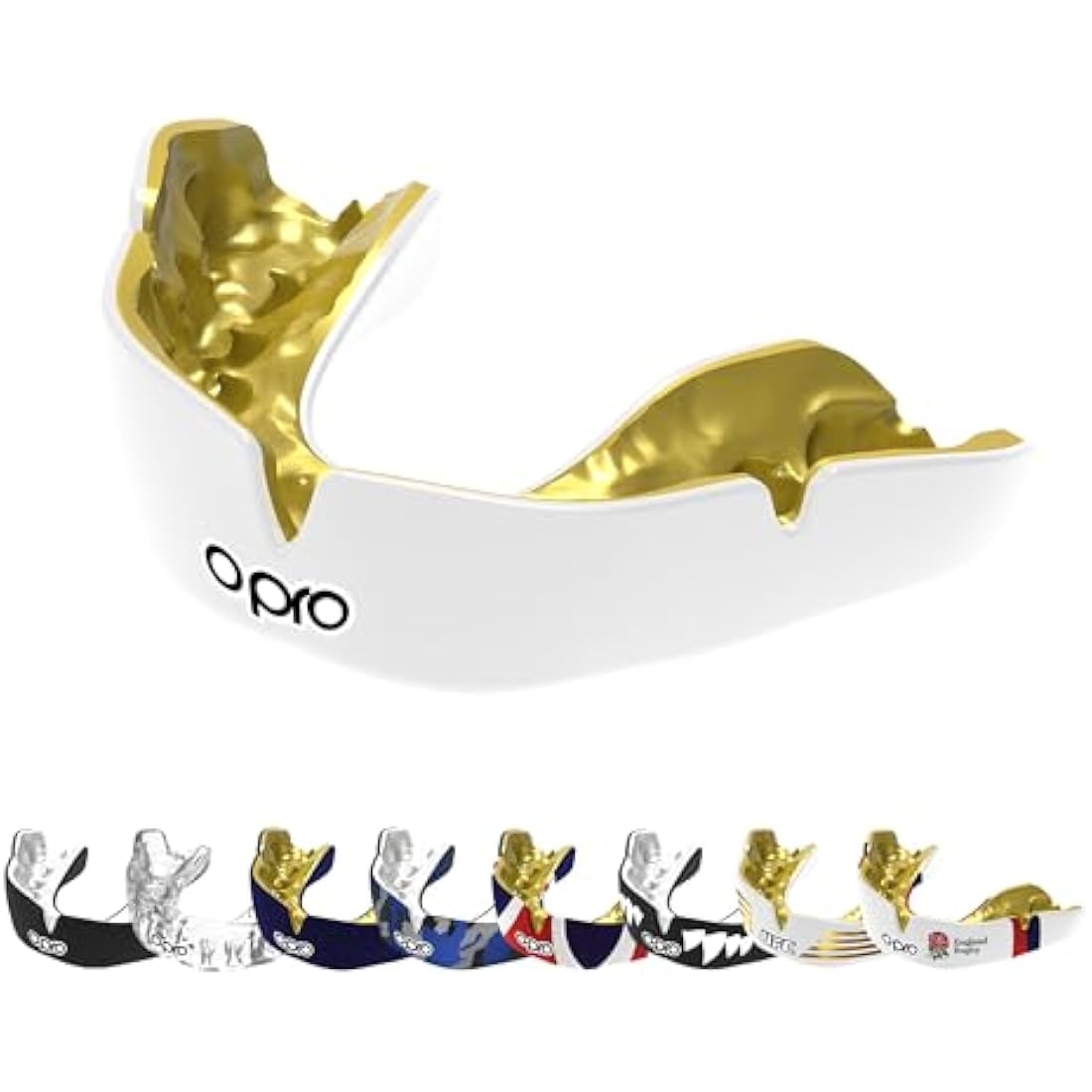 OPRO Instant Custom-Fit Mouthguard – Dentist Level Gum Shield Adult and Kids – OPRO Mouth Guard Boxing and MMA, Self-Fit Gum Shield Rugby and Hockey – Maximum Protection with Dental Warranty