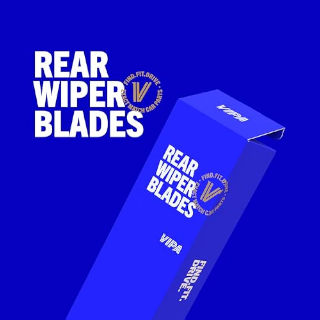 Vipa Car Parts Premium Rear Wiper Blade | Fits: TOYOTA RAV 4 MK2 SUV (Jan 2000 to Dec 2006) | All-Weather Performance | Durable, Streak-Free Rear Wiper | Easy Installation