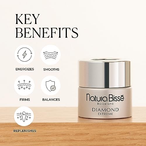 Natura Bissé Diamond Extreme Cream, Global Anti-Aging Moisturizer, Firms, Rejuvenates & Brightens, For Normal & Dry Skin, 1.7 Oz