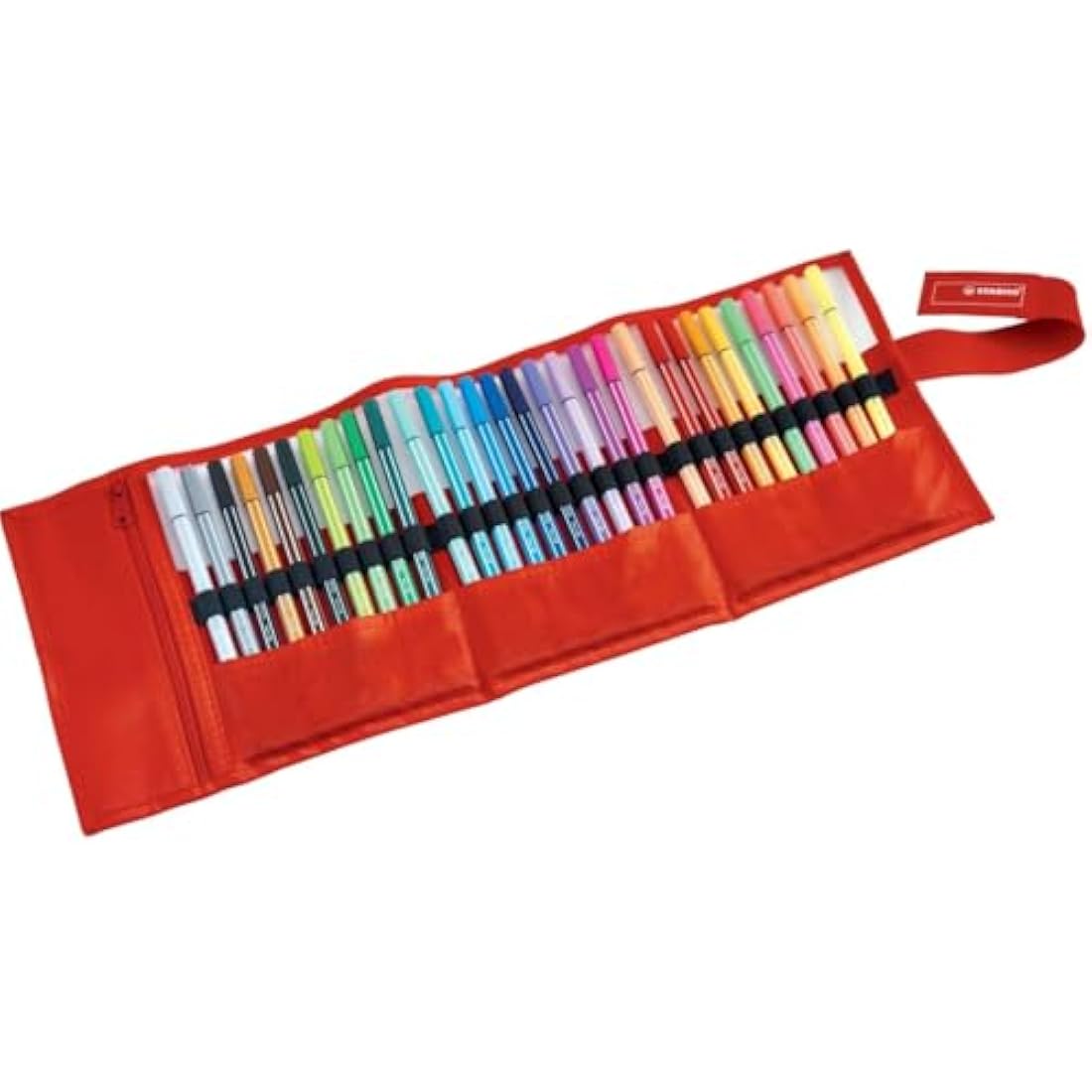 STABILO Pen 68 - Premium Fibre-Tip Pen - Rollerset of 30 - Assorted Colours including 5 Neon Colours