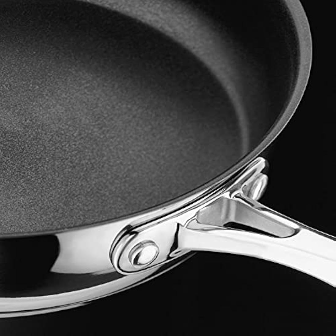 Stellar Profile Stainless Steel Teflon Non-Stick Frying Pan 20cm, Induction Ready, Oven Safe