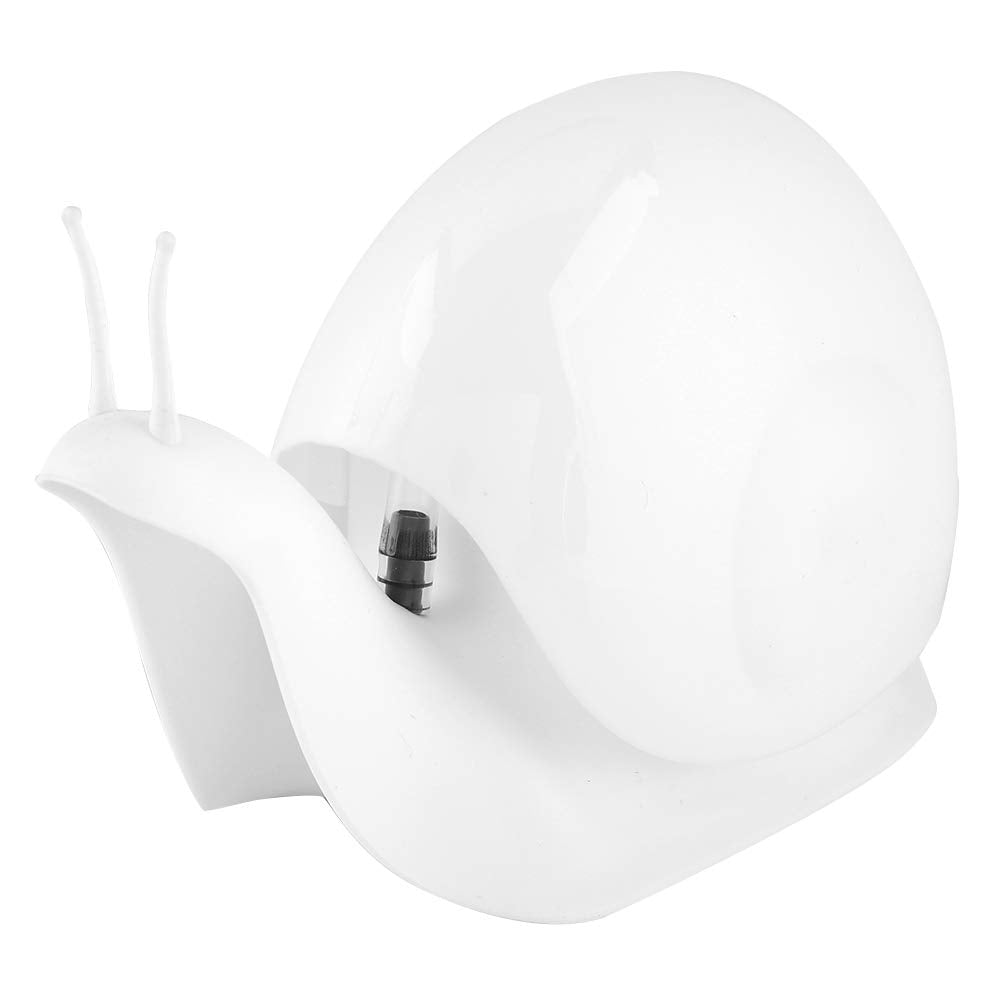 Refillable Liquid Soap Dispenser Snail Shape Liquid Bottle for Kitchen(white)