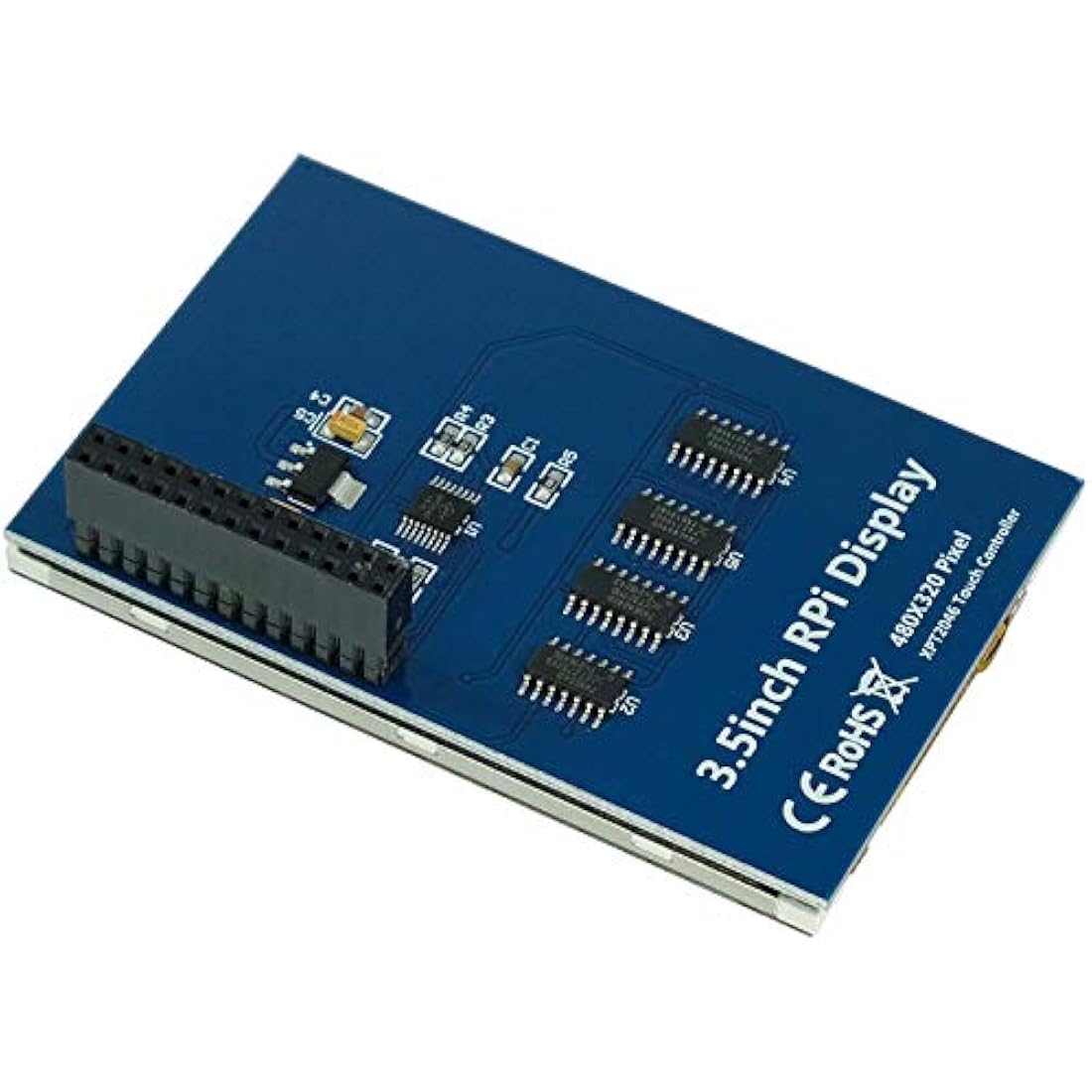 Paradisetronic.com 3.5" TFT Touchscreen, SPI Display HAT, 480x320 Pixel Monitor for Raspberry Pi 1/2/3/4 and Pi Zero