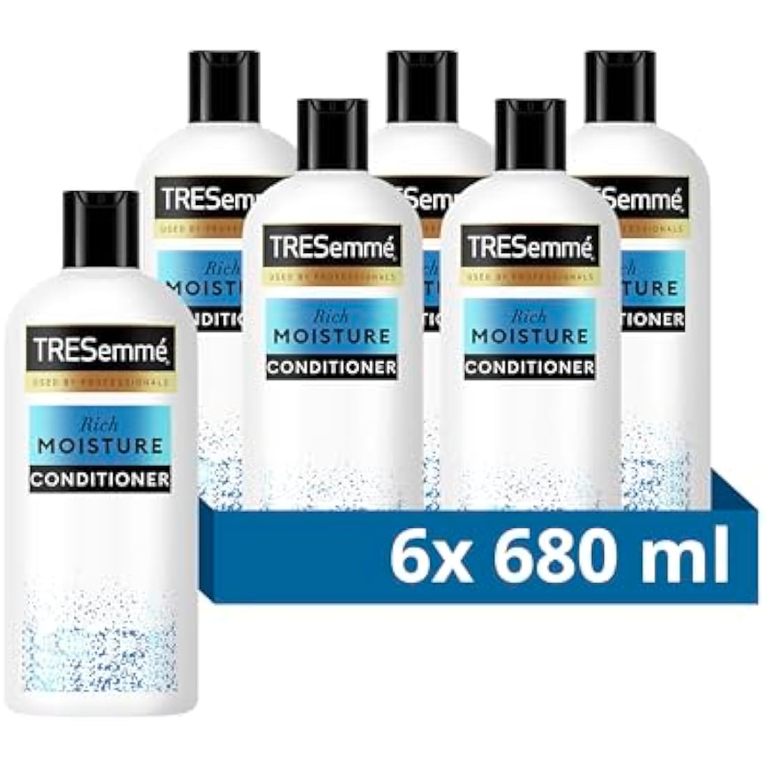 TRESemme Rich Moisture Conditioner luxurious moisture for all-day hydration for dry, damaged hair 6x 680 ml
