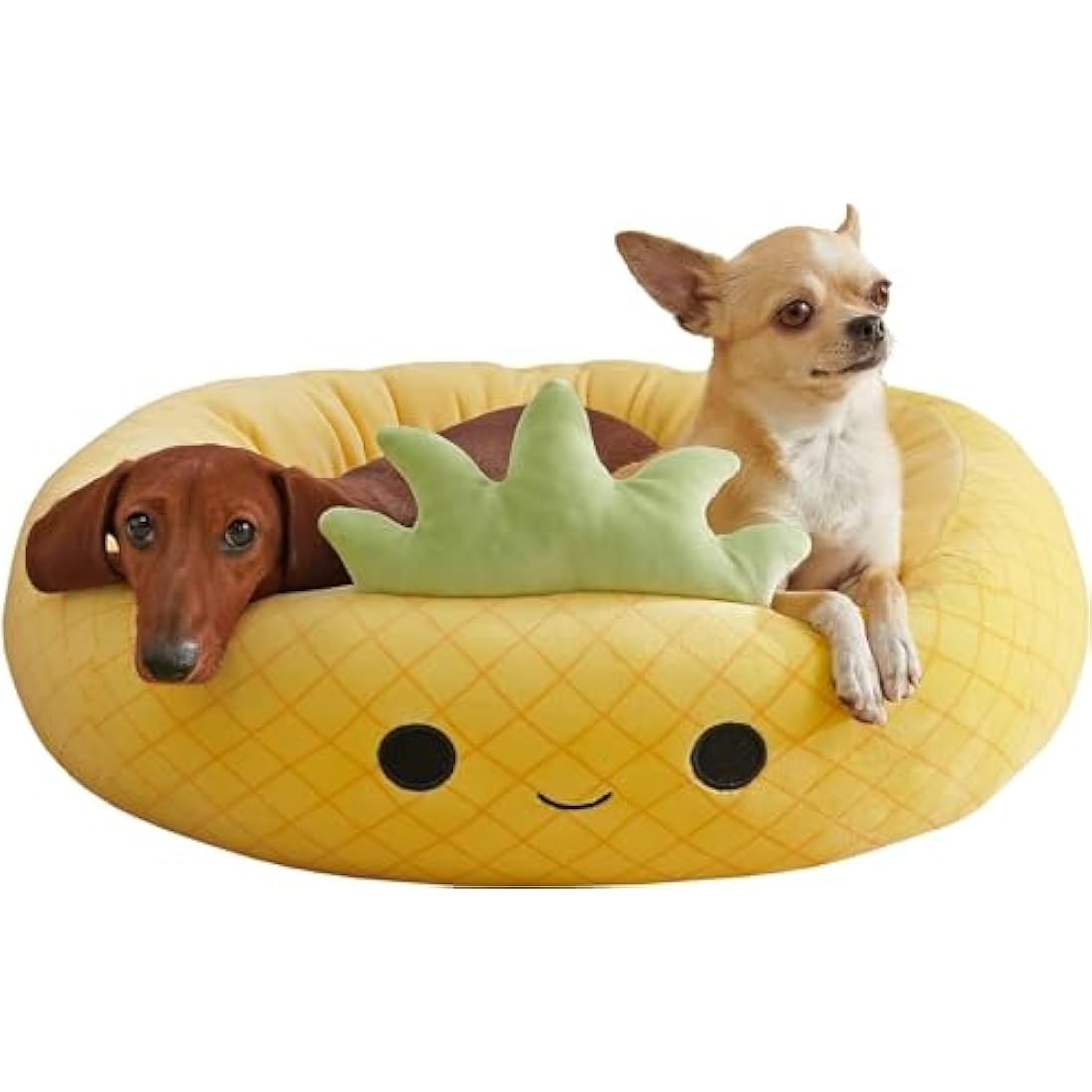 Squishmallows Original 30-Inch Maui Pineapple Pet Bed - Large Ultrasoft Official Plush Pet Bed