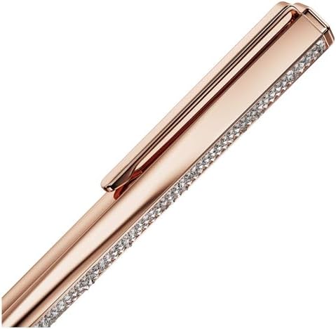 Swarovski Crystal Shimmer ballpoint pen, Rose gold tone, Rose gold-tone finish
