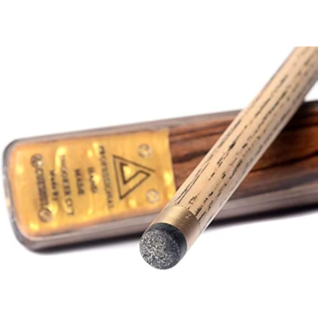 CUESOUL 57 Handcraft 3/4 Jointed Snooker Cue with Mini Butt End Extension Packed in Aluminium Cue Case (D306)