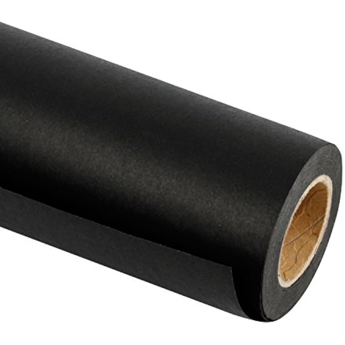 RUSPEPA Black Kraft Paper Roll - 122 cm x 30 m - Recyclable Paper Perfect for Gift Wrapping, Craft, Packing, Floor Covering, Dunnage, Parcel, Table Runner