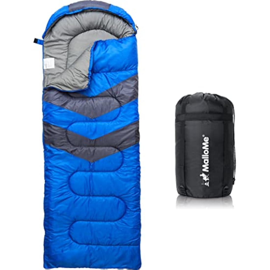 MalloMe Sleeping Bags for Adults & Kids Sleeping Bag 3-4 Season - Ultralight Backpacking Sleeping Bag Cold Weather & Warm, Lightweight Compact, Single Adult Girls Boys Winter Sleep Camping Accessories