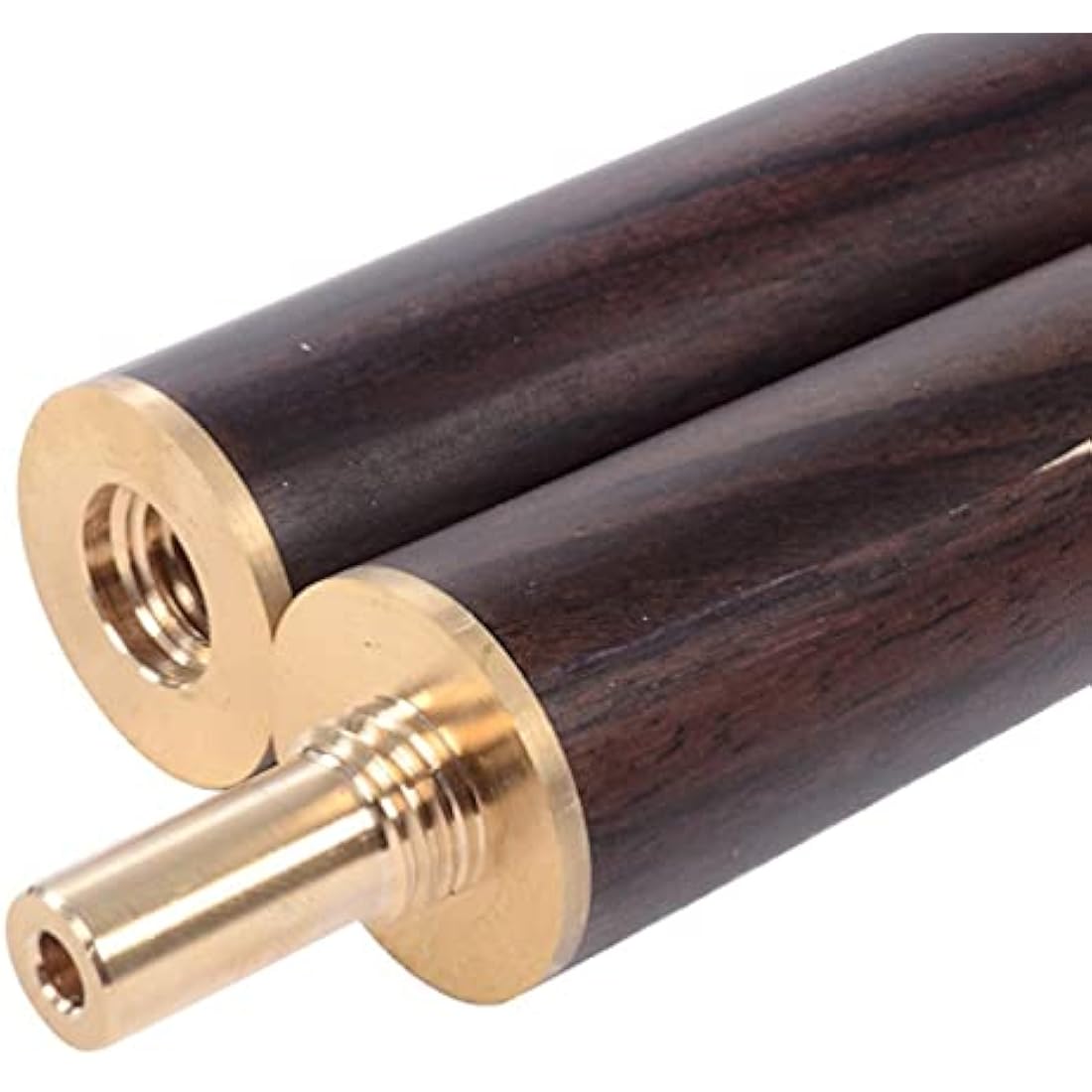 CUESOUL Classic Handmade 57 Inches 18oz Rosewood 3/4 Jointed Snooker Billiard Pool Cue, Rosewood Butts and Aluminum Telescope Extension with Leathertte Protective Case, 9.5mm Tip Snooker Cue Set