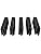 Bachmann Trains - Snap-Fit E-Z TRACK 9” STRAIGHT TRACK - BULK (50 pcs) - STEEL ALLOY Rail With Black Roadbed - HO Scale