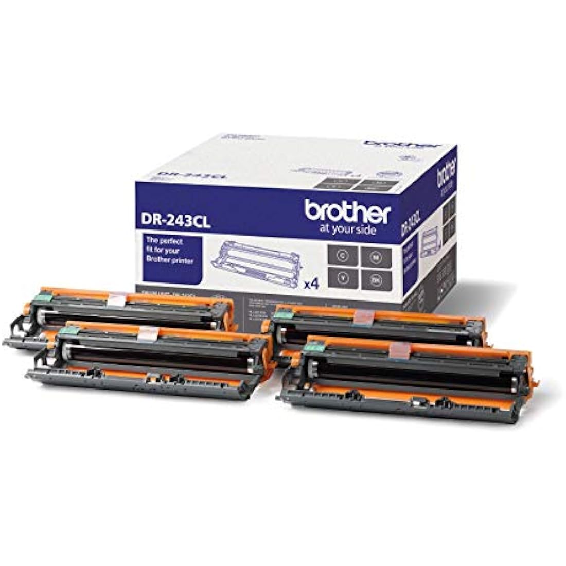 Brother DR-243CL Drum Unit, Brother Genuine Supplies, Black