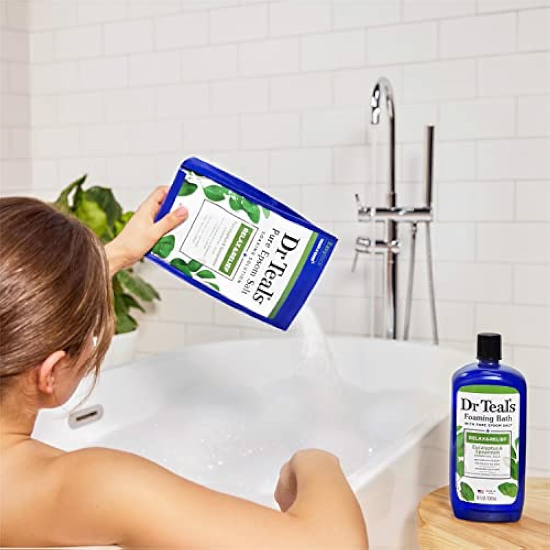 Dr Teal's Epsom Salts Eucalyptus 3Lb 1.36Kg
