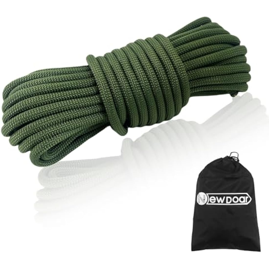 NewDoar Outdoor Rope 14KN/18KN 8mm/10mm High Strength Accessory Cord Rope Double Braid Multifunctional Cord for Camping, Hiking, Fishing, Hauling Loads, Hammocks,Tents