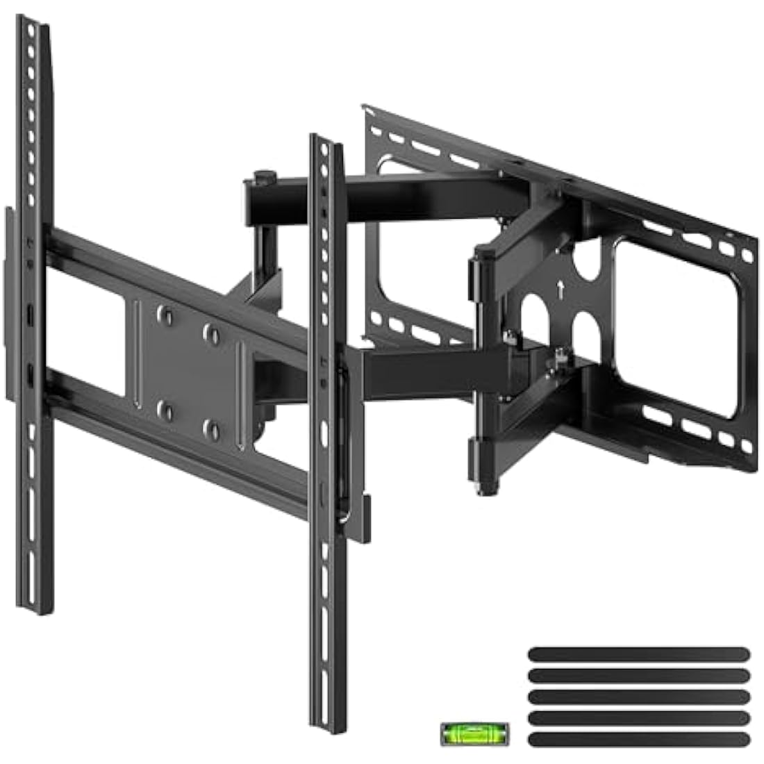 XINLEI TV Wall Bracket, Swivel Tilt TV Wall Mount for Most 26"-70" Flat/Curved Screens up to 45kg, Full Motion TV Bracket Fits 12”/16” Wood Stud, Max VESA 400x400mm(MA570)