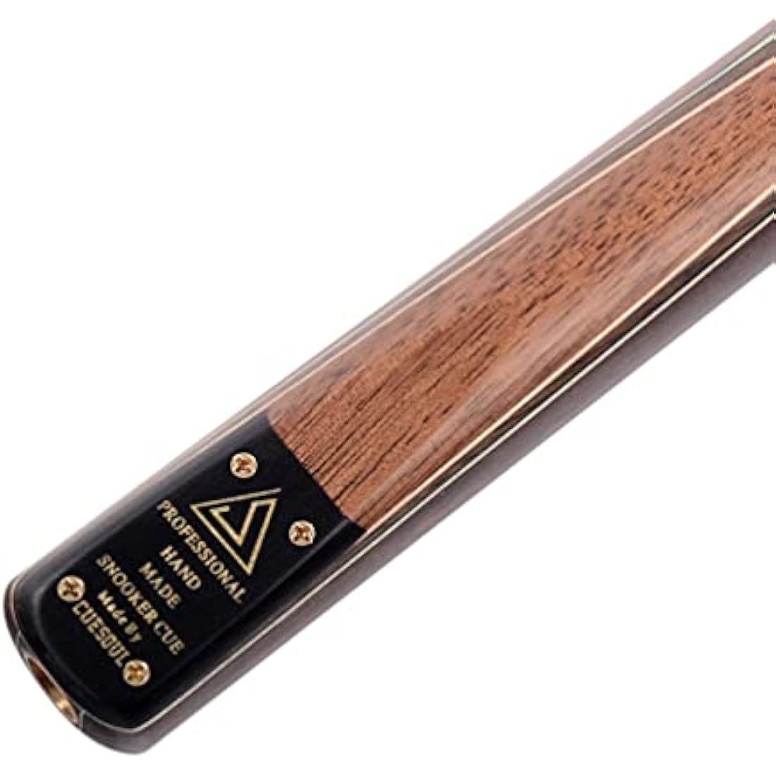 CUESOUL Classic Handmade 57 Inches 18oz Rosewood 3/4 Jointed Snooker Billiard Pool Cue, Rosewood Butts and Aluminum Telescope Extension with Leathertte Protective Case, 9.5mm Tip Snooker Cue Set