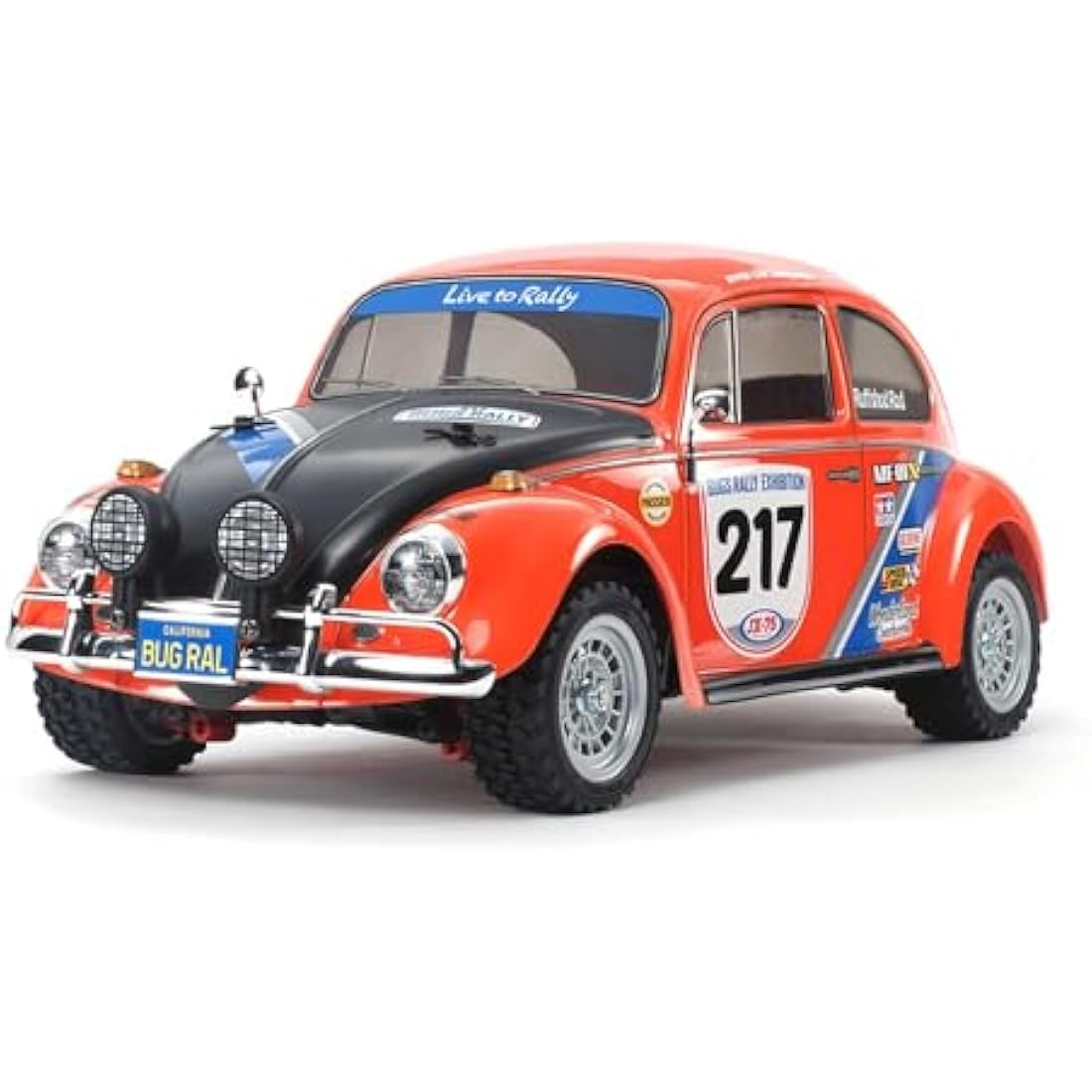 TAMIYA 58650 58650-1:10 RC VW Beetle Rally MF-01X Remote Controlled Car/Vehicle Model Building Kit Hobby Assembly Unpainted