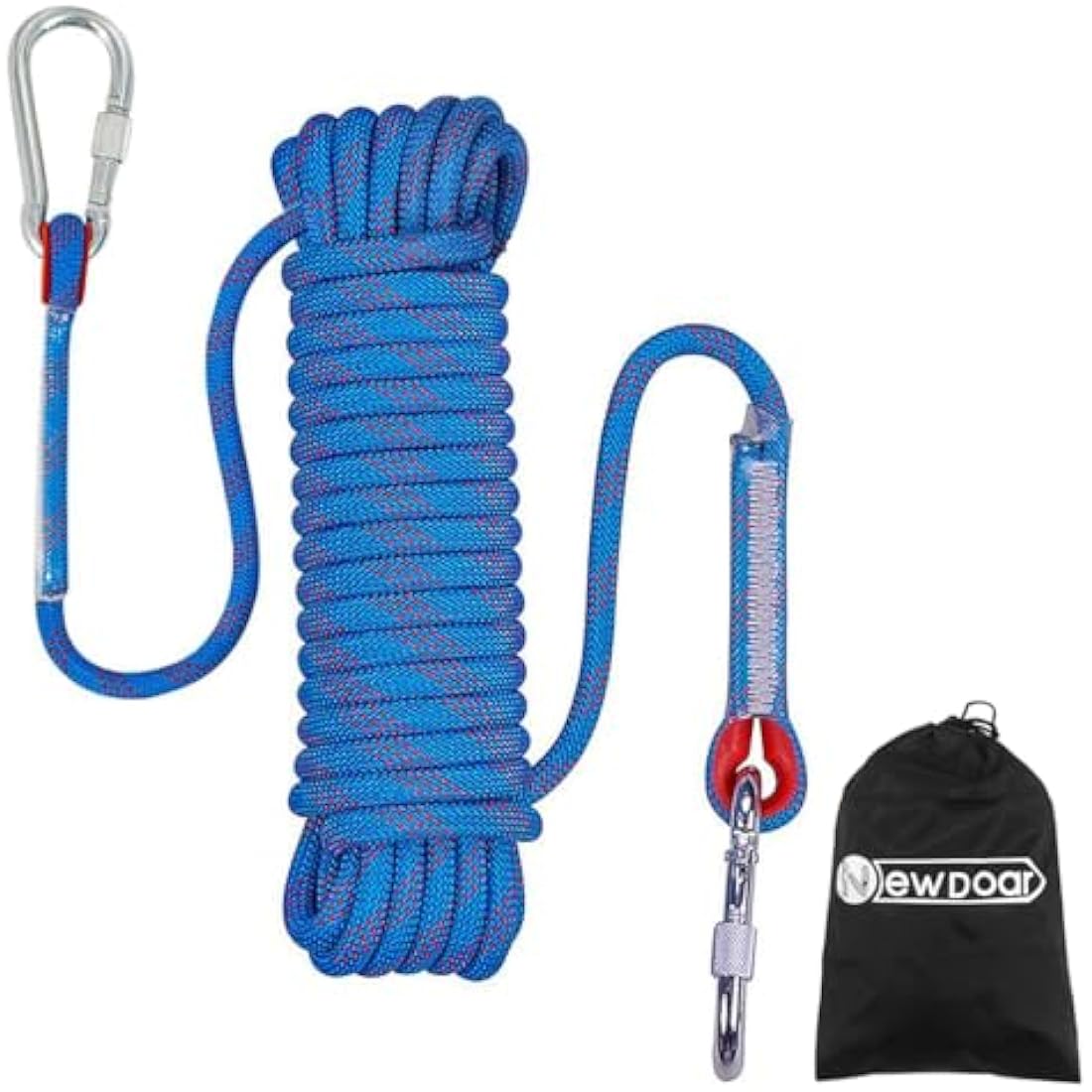 NewDoar 12KN Marine Floating Rope 10mm(3/8in) Accessory Cord Equipment 33FT(10M) 66FT(20M) 98FT(30M) Escape Rope for Boating, Camping, Anchoring, Fishing,Tent Canopy-Blue/30M