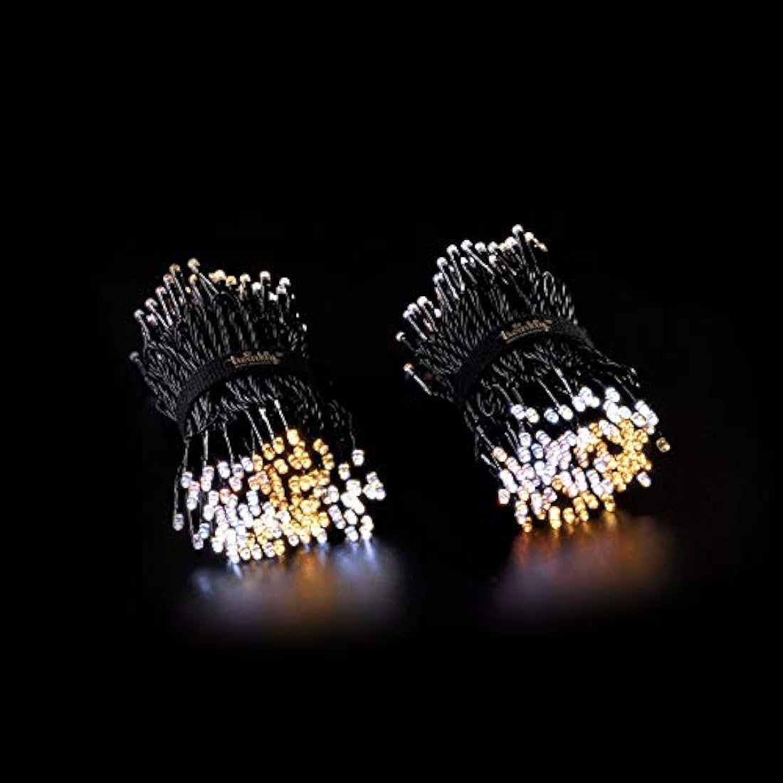 Twinkly Strings 400 White LED, LED Light String for Outdoor and Indoor, White Lights from Warm to Cool, Mappable LEDs, Compatible with Alexa, Google Home, IP44, App Control, Black Wire, 32m