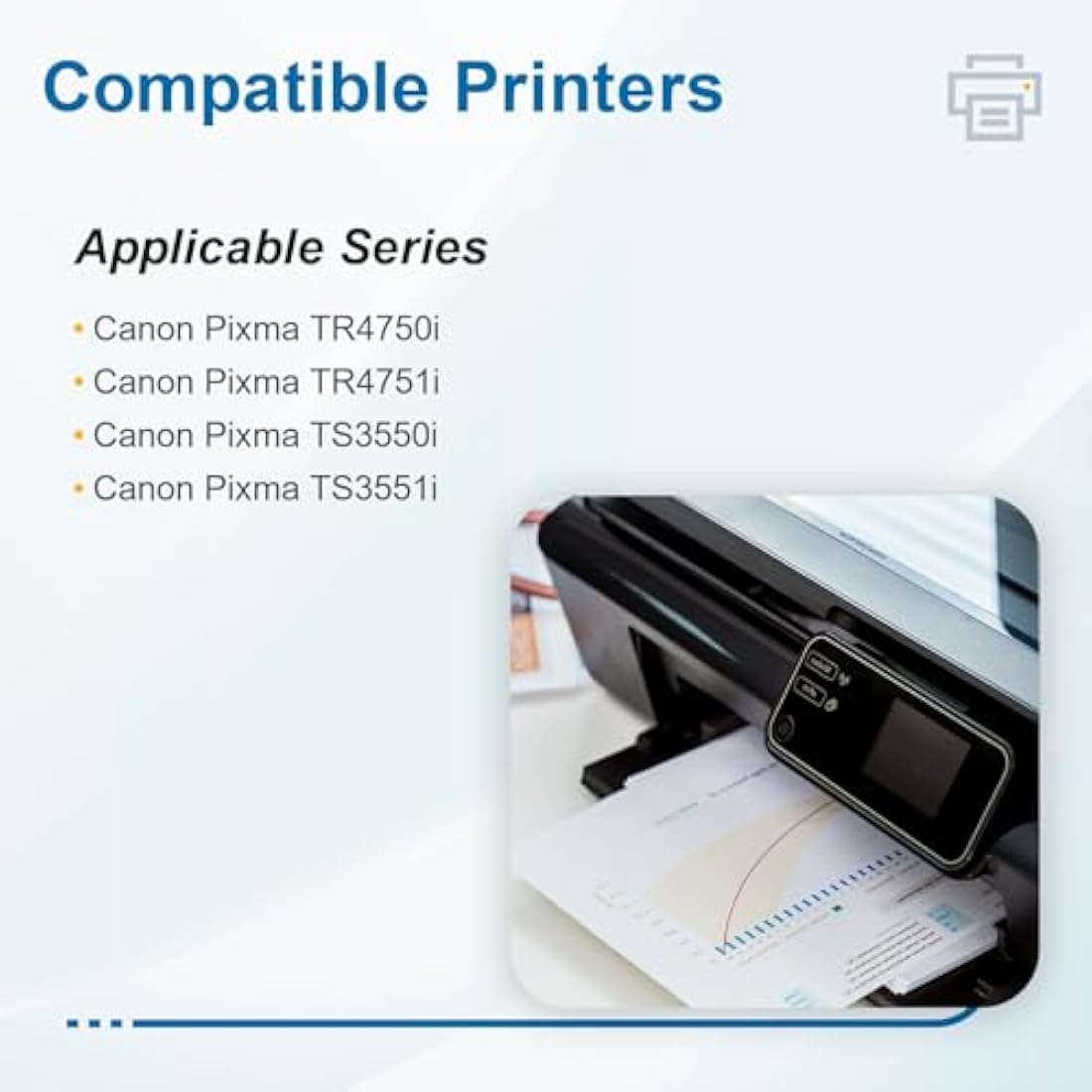 PG575XL Remanufactured Ink Cartridge 2 Black – Compatible with Canon PIXMA TS3550i TS3551i TR4750i TR4751i – Replacement for Canon PG-575XL High Yield Ink