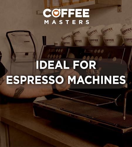 Coffee Masters All Day Blend Espresso Coffee Beans 4x1kg - Medium Roast for Strong and Full Bodied Flavour, Whole Bean - Ideal for Barista Machines