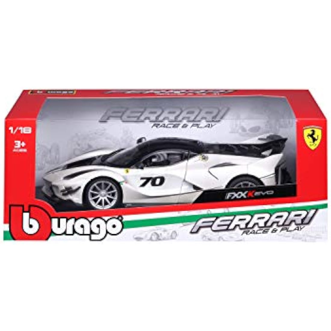 Bburago 1:18 RACE AND PLAY FERRARI FXX K EVOLUZIONE
