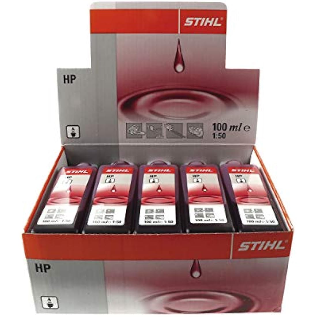 Stihl 7813198401 2-Stroke Engine Oil 1:50 100ml Pack of 10