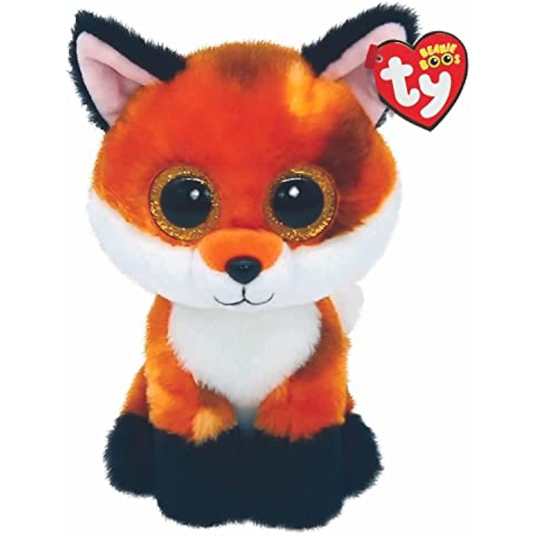 Ty Meadow Fox Beanie Boos 6" | Beanie Baby Soft Plush Toy | Collectible Cuddly Stuffed Teddy
