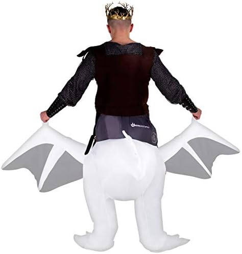 Morph Adult Inflatable Ride-On Dragons Halloween Costumes Fancy Dress Outfit