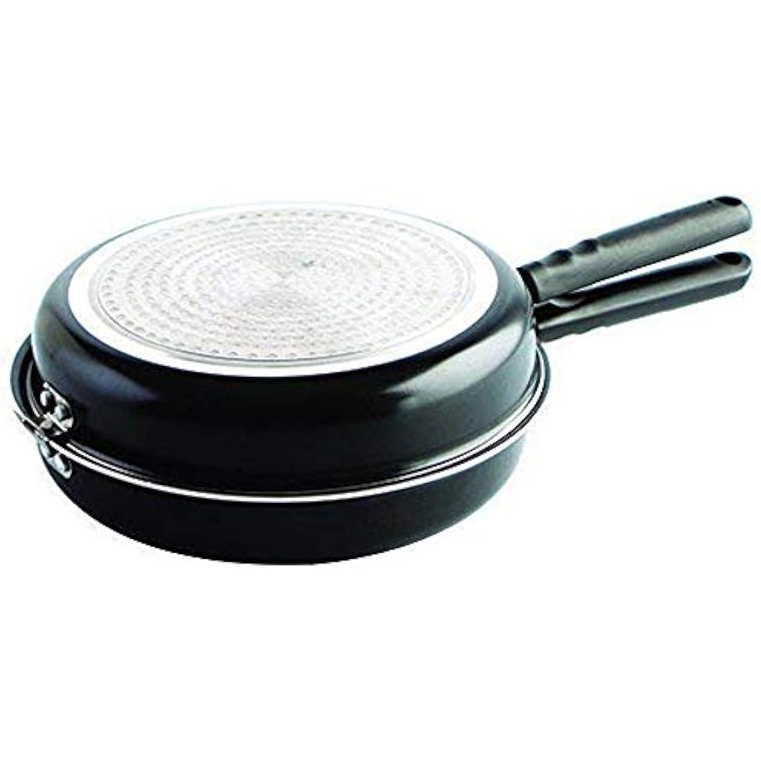 MGE World - Double Flip Pan for Tortillas - Glass-Induction - Diameter 24 cm - Black
