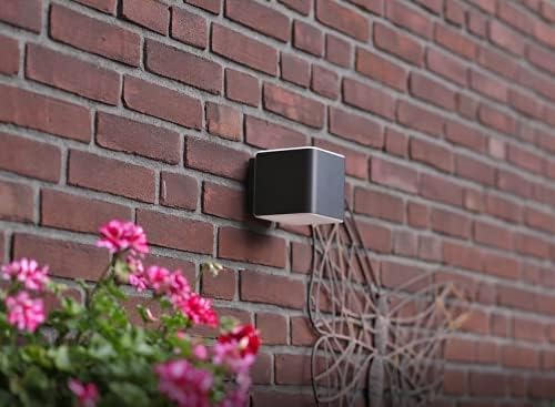 Steinel Wall Light L 840 SC Silver, LED Outdoor Light, 160° Motion Detector, Networkable, can be Operated via App, 9.5 W